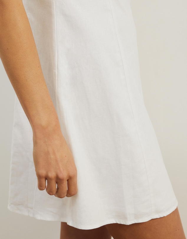 Atmos&Here - Bella Linen Blend Mini Dress