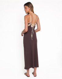 Petal & Pup - Fiona Maxi Dress - Espresso