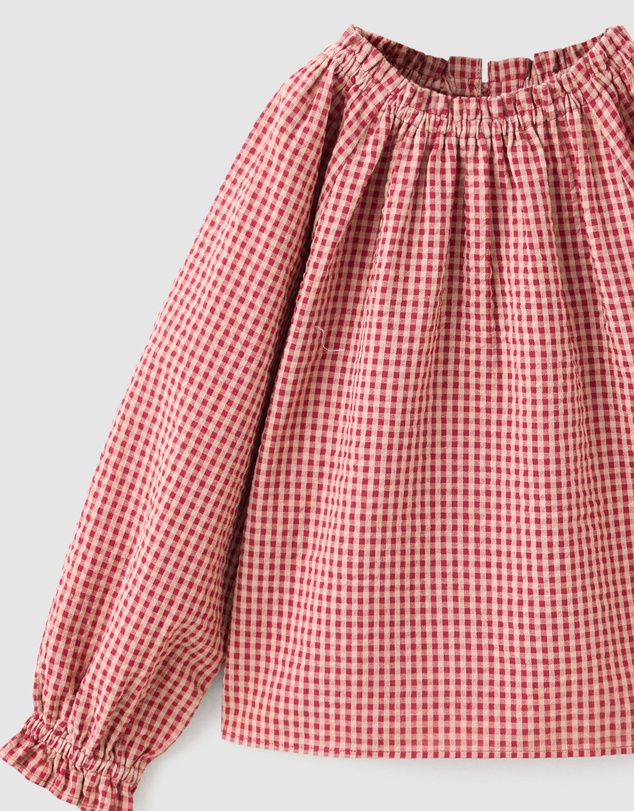 M.N.G - Vichy Blouse - Babies-Kids
