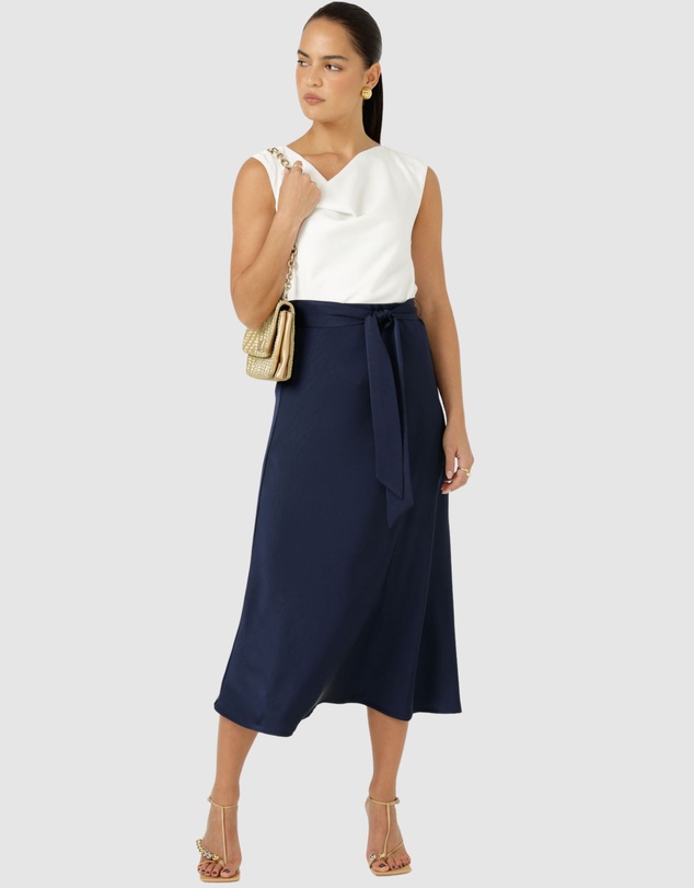 SACHA DRAKE - Luxe Bias Midi Skirt