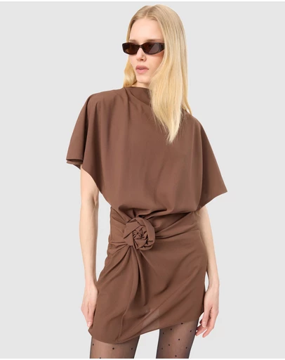 ROTATE - Mini Twisted Dress