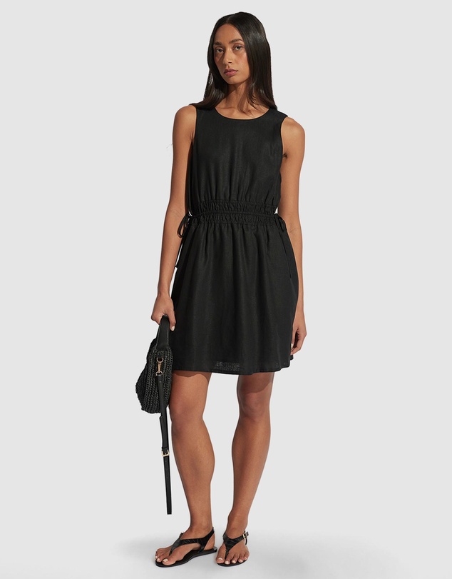Decjuba - Cali Shirred Waist Mini Dress