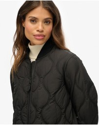 Superdry - Long Quilted Liner Jacket