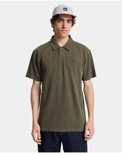 Quiksilver - Mens Mw Pique Polo Short Sleeve Shirt