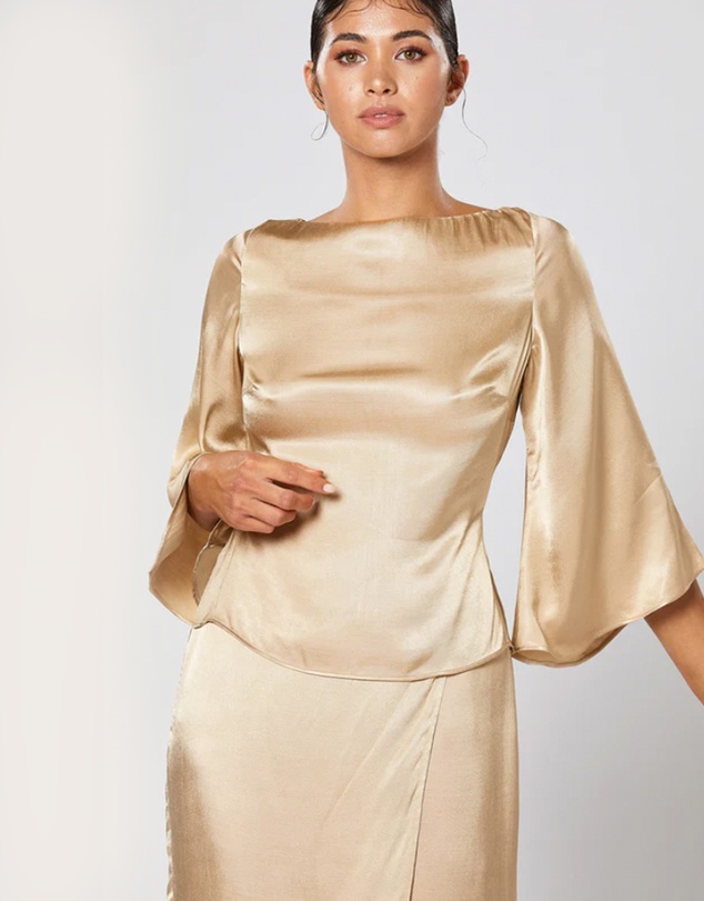 Winona - Cinta Dress Gold