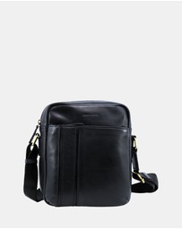 Pierre Cardin - Pierre Cardin Men's Leather Versatile Crossbody Bag