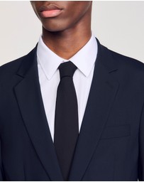 Sandro - Formal Destructure Wool Stretch Jacket