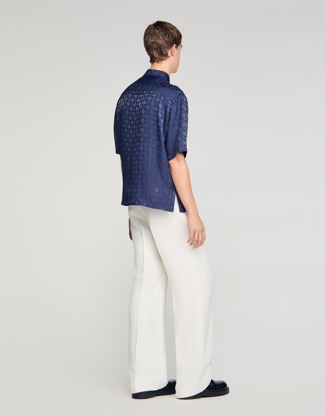 Sandro - Jacquard Cross Mc Shirt