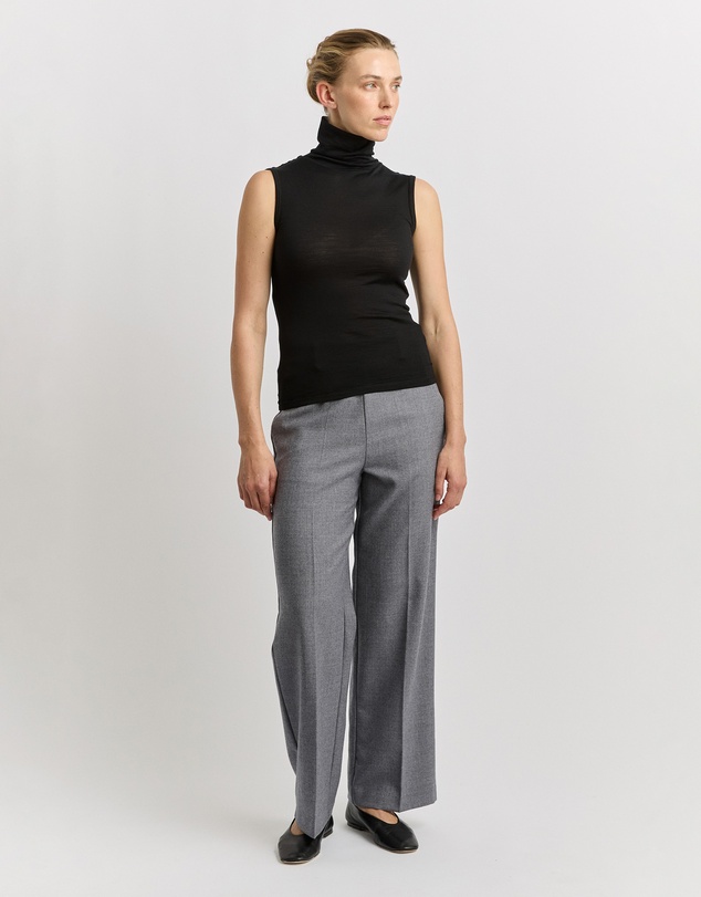 Toorallie - Sleeveless Roll Neck
