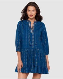 Miraclesuit Swimwear  - Beach Etc Mini Length Jacquard Cotton Beach Dress
