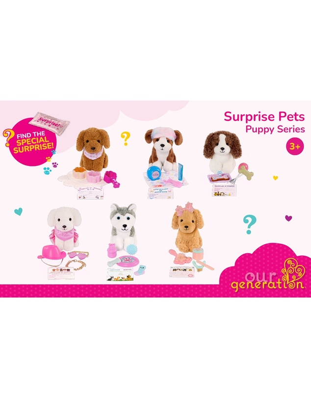 Our Generation - OG Puppy W/ Pet Accessories - Surprise Packs
