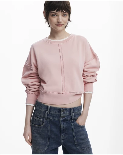 Desigual - Topstitched sweatshirt