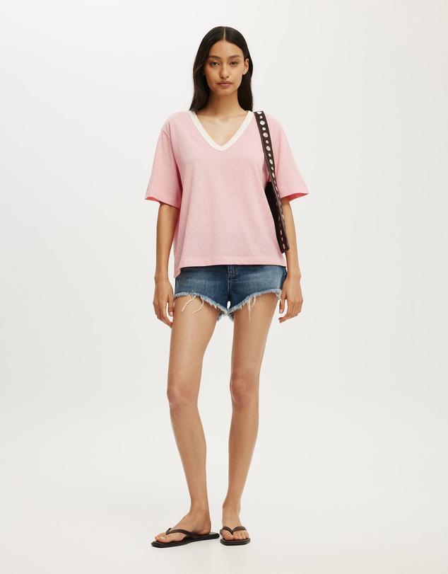 Cotton On - The Slub V Neck Tee
