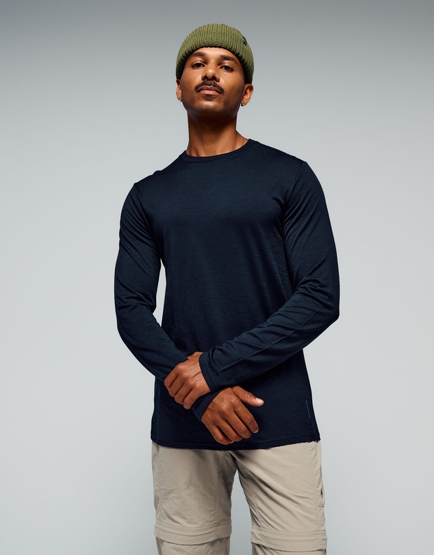 Kathmandu - 100% Merino Long Sleeve Crew Top