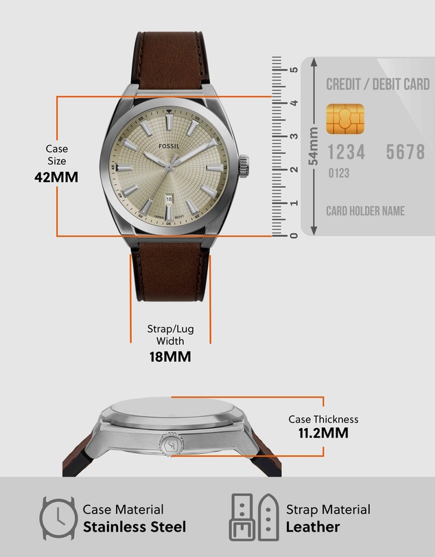 Fossil - Everett Brown Analogue Watch