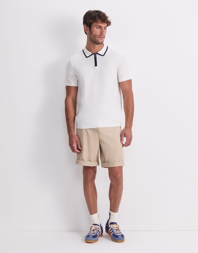 Sportscraft - Brookes 1/4 Zip Knit Polo