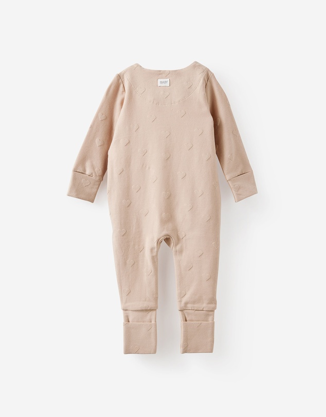 Cotton On Kids - Growie Long Sleeve Zip Romper