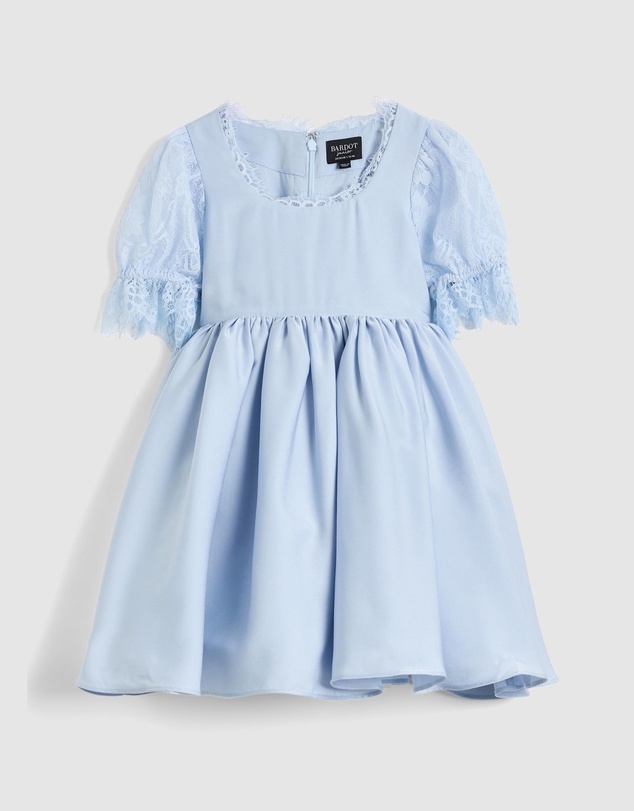 Bardot Junior - Greta Satin Lace Dress - Kids-Teens