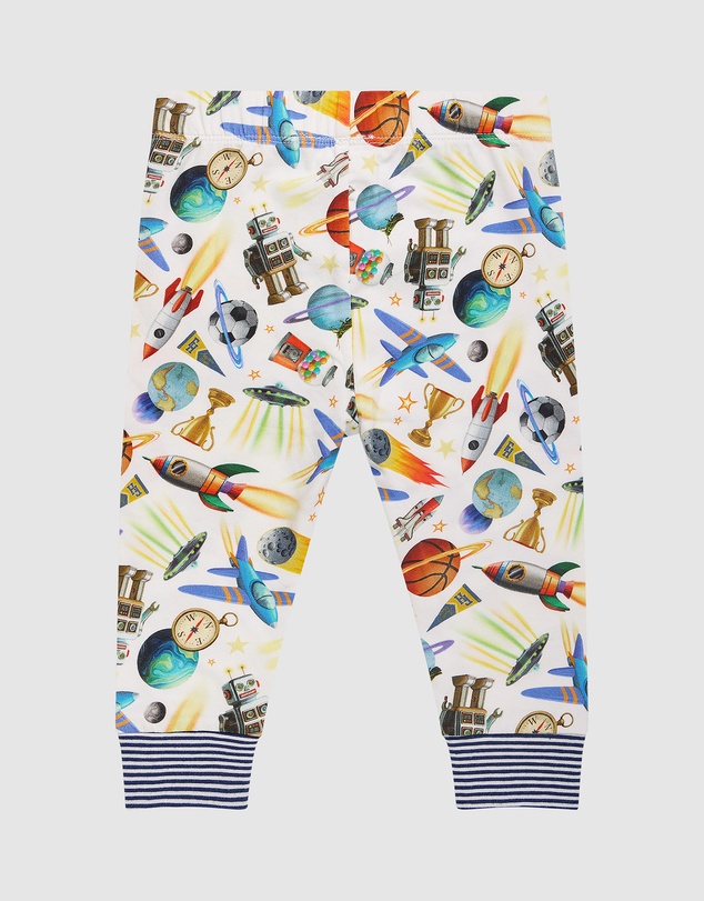 Fleur Harris - 'Outer Space' Champ Legging in Cloud White