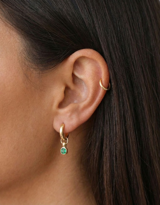 HOUSE OF SLANI - Ava Gold Hoops
