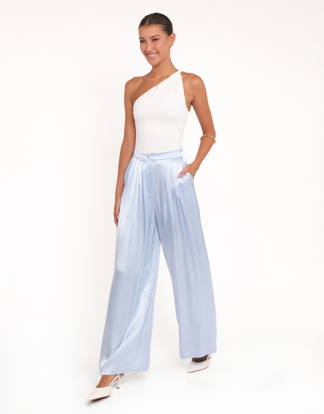 Petal & Pup - Joyce Wide Leg Pant - Blue