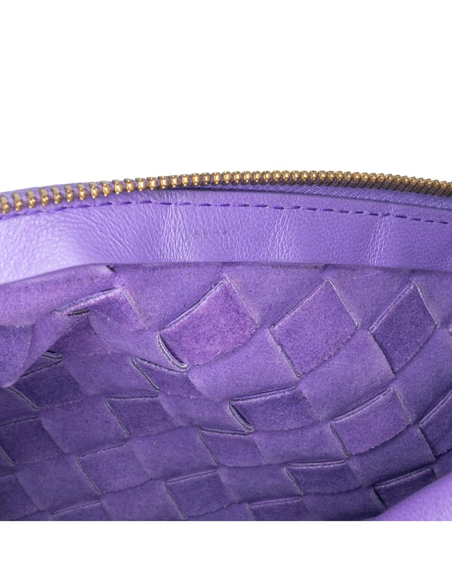 Pre-Loved by Azura Reborn - Pre-Loved Small Nappa Intrecciato Turn Pouch