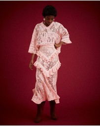 KINGA CSILLA - Nova Lace Astrid Maxi Skirt