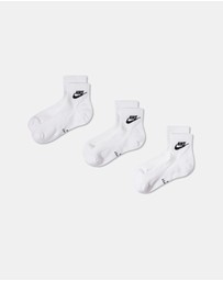 Nike - 3-Pack Everyday Elevated Ankle Socks