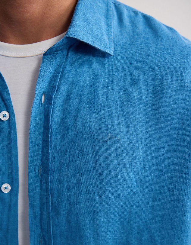 Oxford - Cooper Ls Delave Linen Shirt
