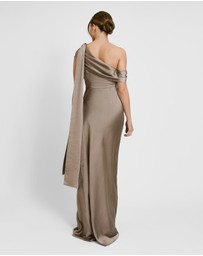 Six Stories - Drape One Shoulder Bridesmaid Dress