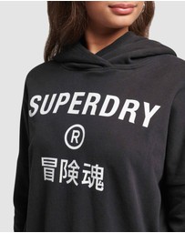 Superdry - Code Core Sport Crop Box Hoodie