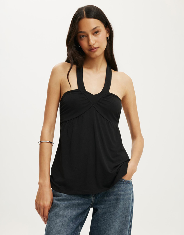 Cotton On - Reece Babydoll Halter Top