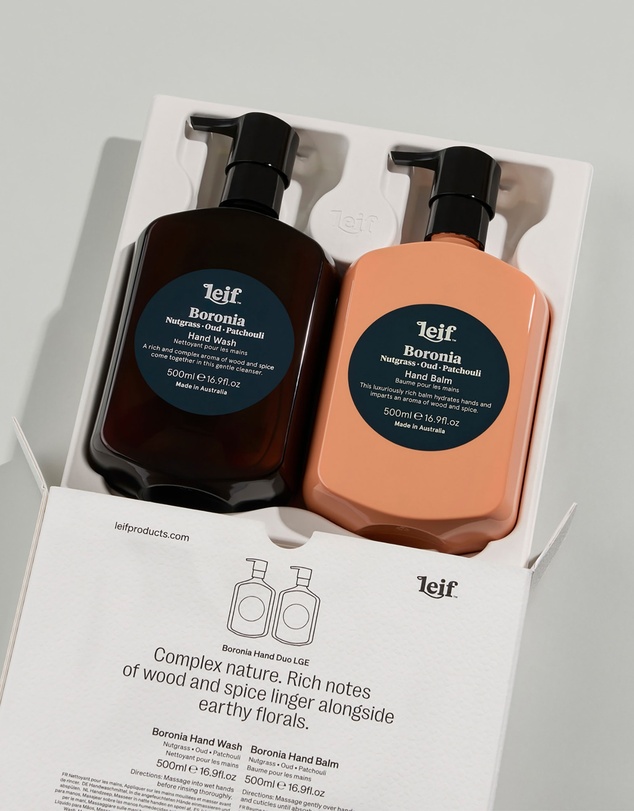 Leif Products - Limited Edition Holiday Boronia Hand Duo LGE