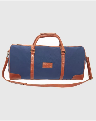 TOC - Blue Canvas Duffle Bag