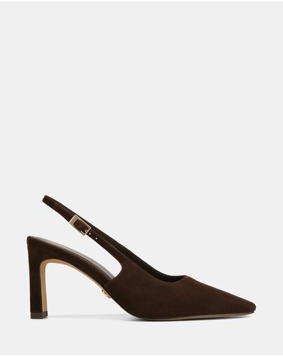 Dark Brown Suede Leather