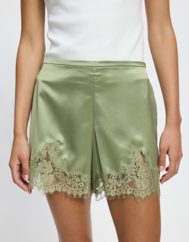 Reformation - Fern Satin Shorts