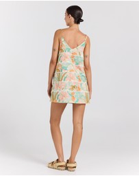 Poolside Paradiso - Dreamtime V Slip Dress - Jewel