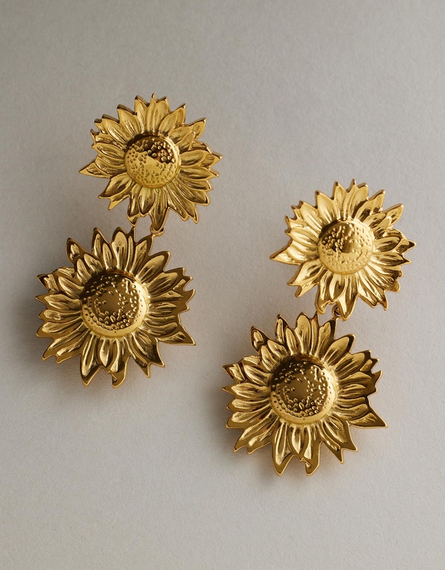 Native Sol - Follow The Sunshine - Sunflower Earrings