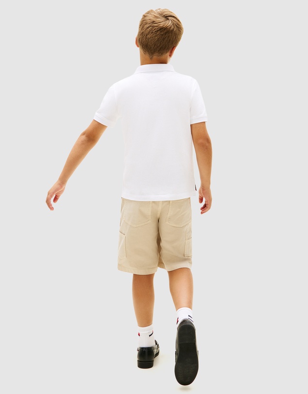 Tommy Hilfiger - Boys Regular Fit Wavy Flag Polo Shirt - Kids