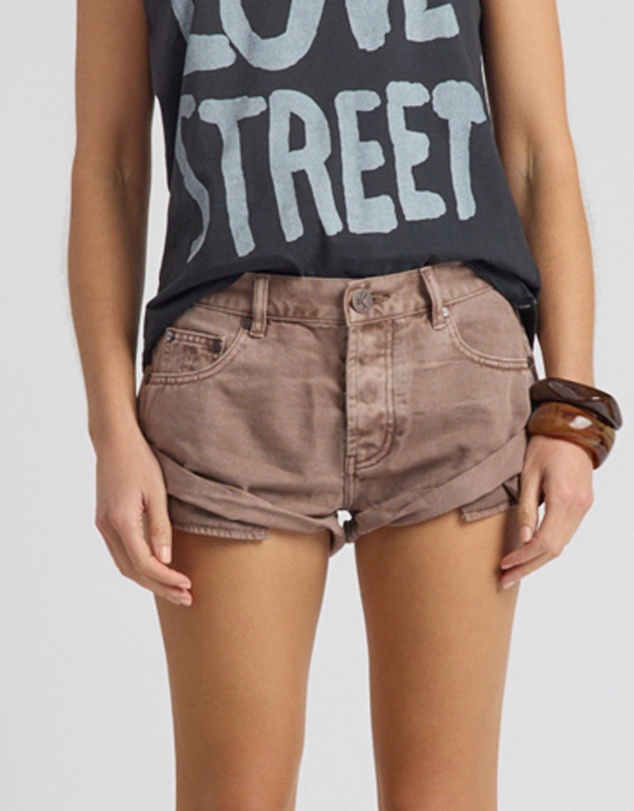 ONE TEASPOON - Bandits Low Waist Denim Shorts