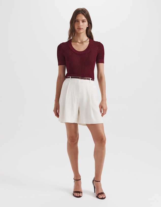 SABA - Zuri Pleat Front Short
