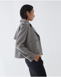 Forcast - Flynn Cropped Trench Coat