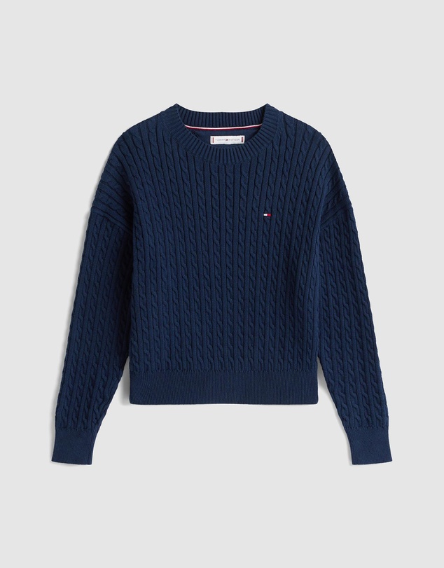 Tommy Hilfiger - Relaxed Cable Knit Jumper - Teens
