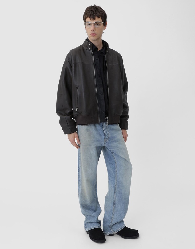 Won Hundred - David Leather Bomber Jacket