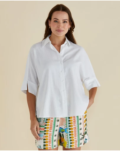 Betty Basics - Lynwood Linen Shirt