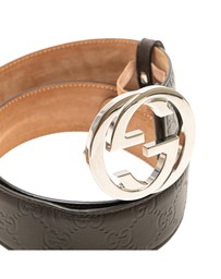 Pre-Loved by Azura Reborn - Pre-Loved Guccissima Interlocking G Belt