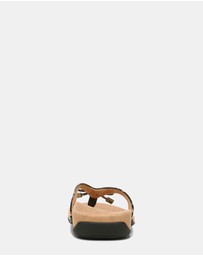 Vionic - Bella Toe Post Sandal - Black Tropical