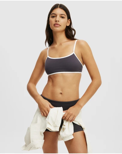 Cotton On Body Active - Ultra Soft Double Strap Back Crop
