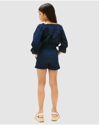 Tommy Hilfiger - Linen Blend Shorts - Kids