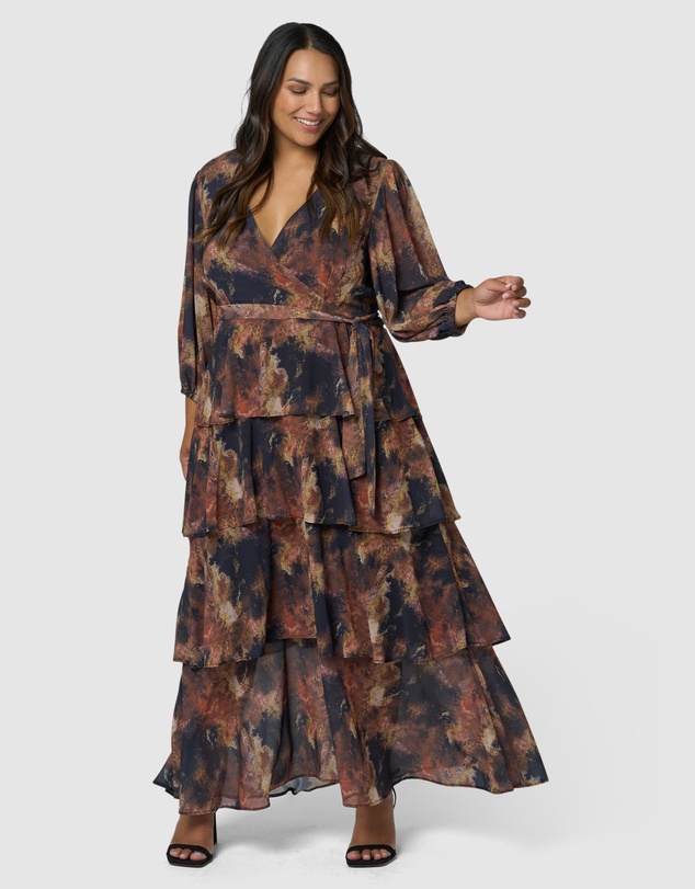 Pink Dusk by Curve Project - Temptress Maxi Dress